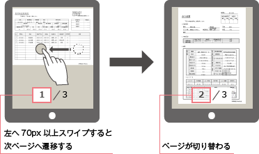 ツールバーを利用したスマートデバイス表示-単一出力モード