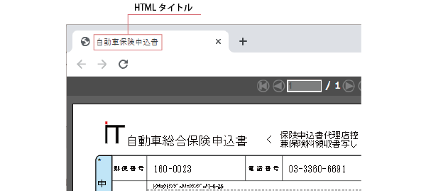 HTMLタイトル