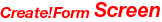 HTML(SVG)帳票出力 Create!Form Screen